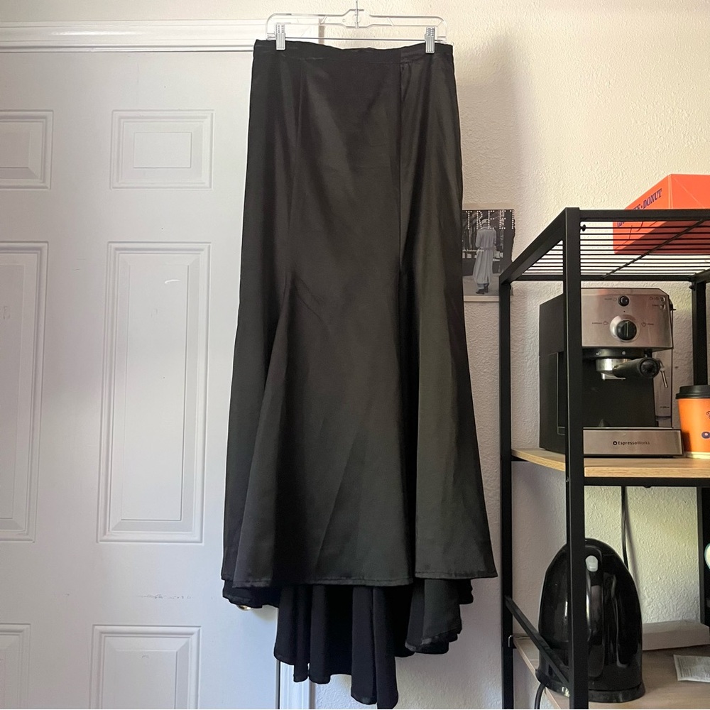 JS Boutique Black Maxi Skirt.
